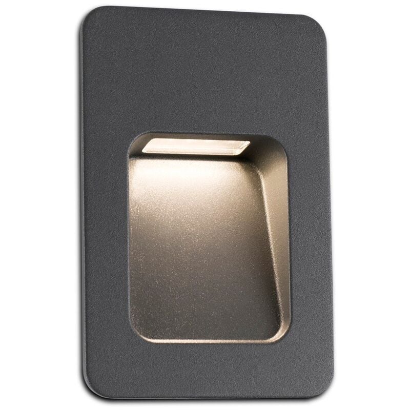 foto del prodotto nase 2 led lampada incasso grigio scuro marca faro
