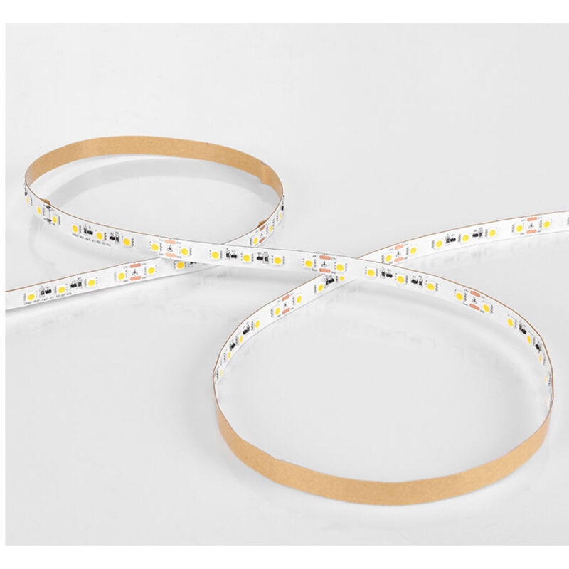 foto del prodotto nastri a strisce 9w/m - 5 metri 60 led rgb - ip54 - 12v - silicone