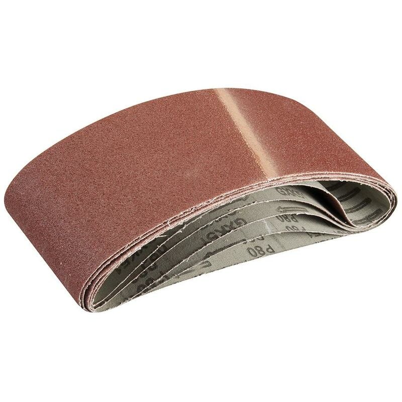 foto del prodotto nastri abrasivi 100 x 610 mm 5 p.zi grana 80