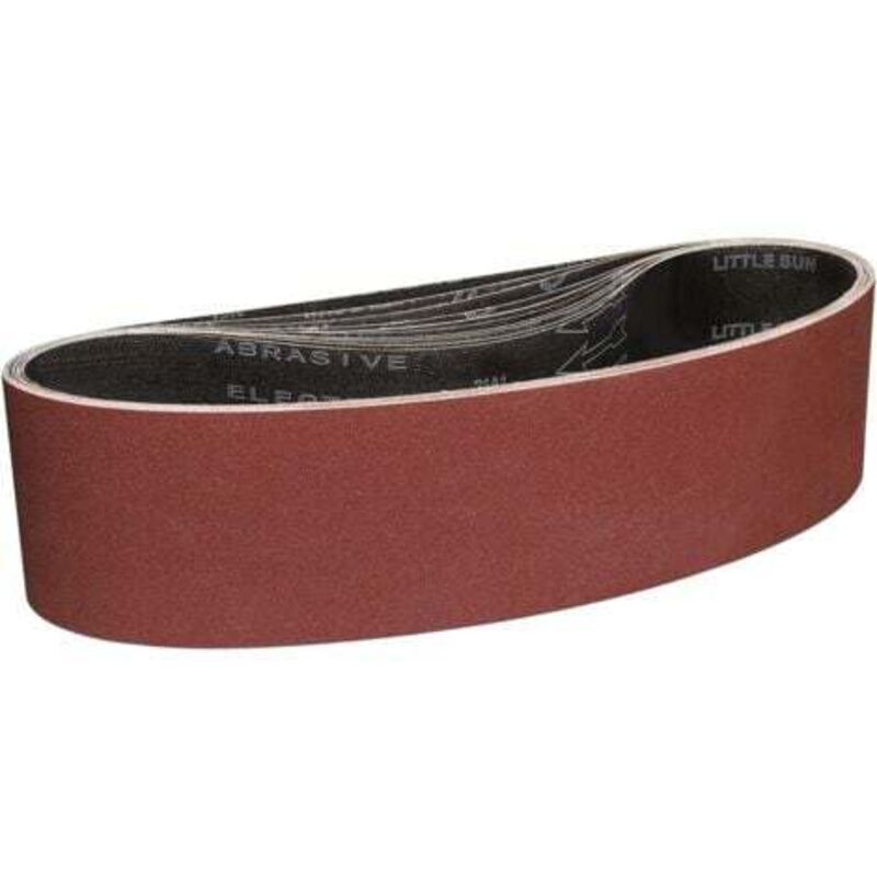 foto del prodotto nastri abrasivi 100x915 mm, 10 pezzi di nastro abrasivo grana 120 per levigatura e lucidatura con levigatrice a nastro portatile lablanc