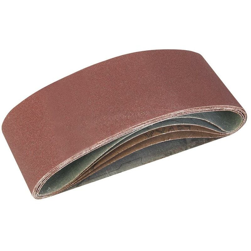 foto del prodotto nastri abrasivi 75 x 457 mm 5 p.zi grana 40, 60, 2 x grana 80, 120