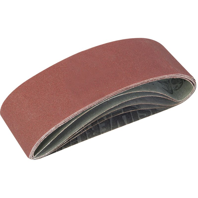 foto del prodotto nastri abrasivi, 75 x 533 mm 5 pezzi grana 40, 60, 2 x 80 e 120