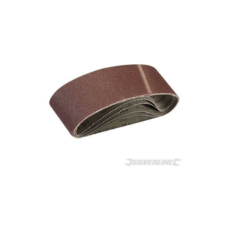 foto del prodotto nastri abrasivi 75 x 533mm in ossido di alluminio per levigatrici a nastro prezzo silverline grana 40