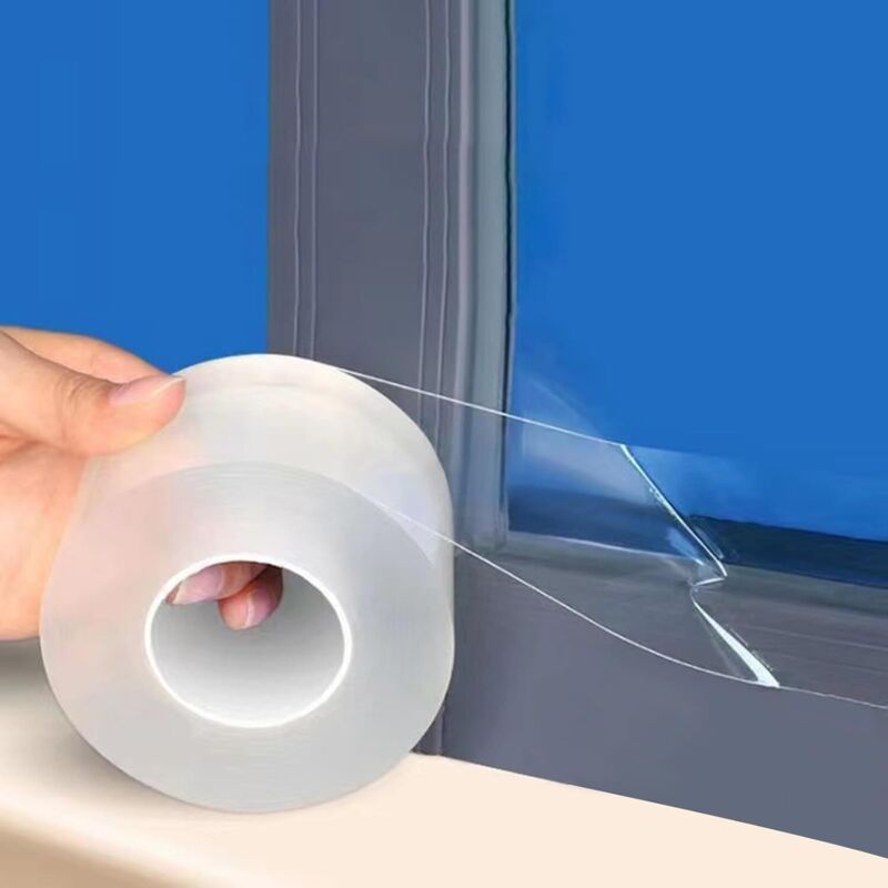 foto del prodotto nastri adesivi isolanti per finestre e porte 5cmx10m, striscia sigillante, nastri sigillanti per finestre invernali, isolamento sigillante,
