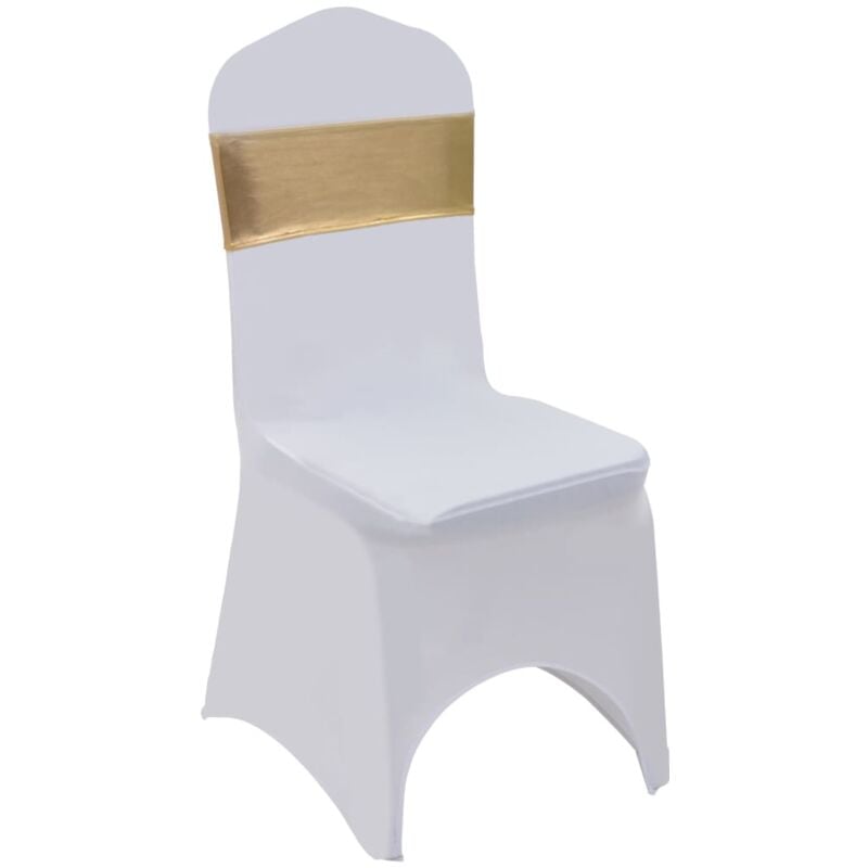 foto del prodotto nastri ornamentali per sedie 25 pz con fibbia diamantata oro vidaxl