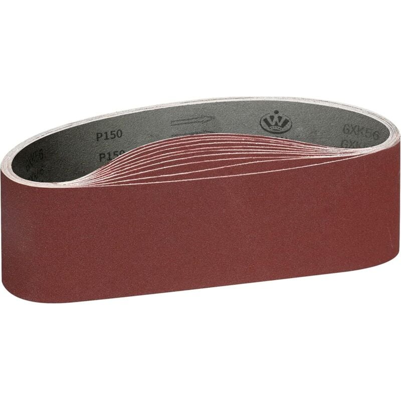 foto del prodotto nastro abrasivo 100 x 915 mm, grana molto fine p150, per levigatrice a nastro, per lavorazione del legno, molatura, affilatura, lucidatura dei