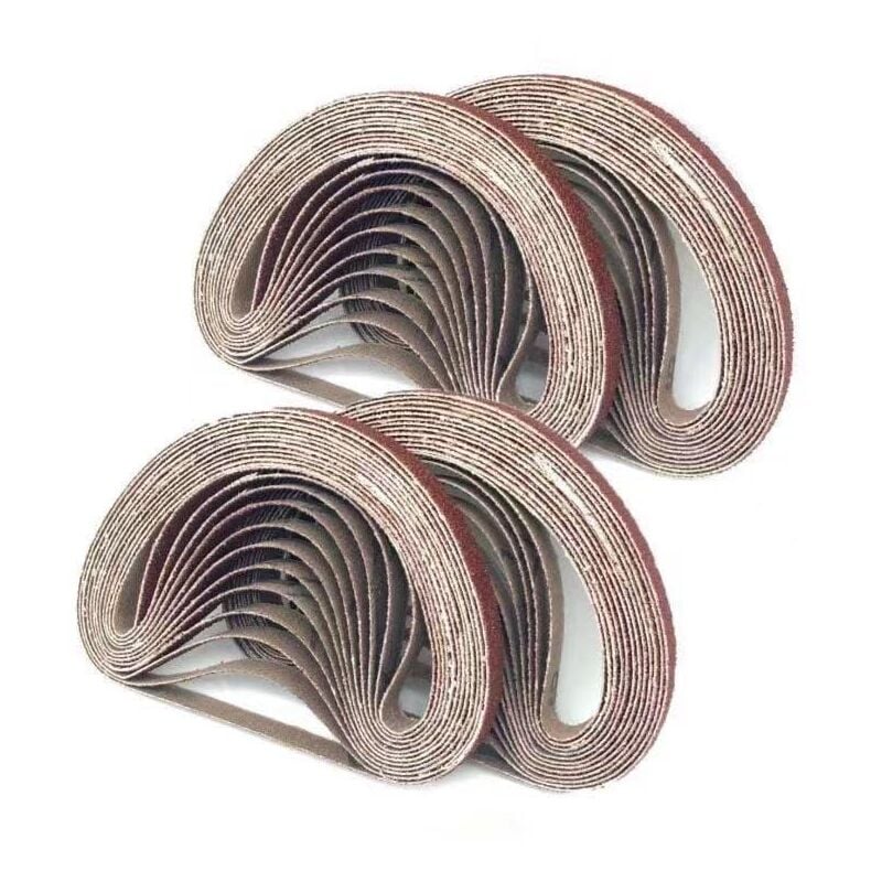 foto del prodotto nastro abrasivo 15 x 452 mm, nastri abrasivi misti 60 per levigatrici a nastro 20 pezzi 