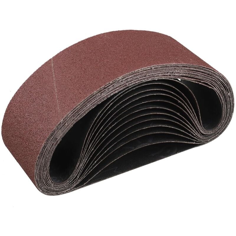foto del prodotto nastro abrasivo 75x 533 mm, set di 12 nastri abrasivi grana 80 lablanc