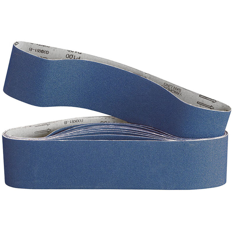 foto del prodotto nastro abrasivo grana 80 fervi nt0914 100 080z per levigatrice 914 x 100 mm