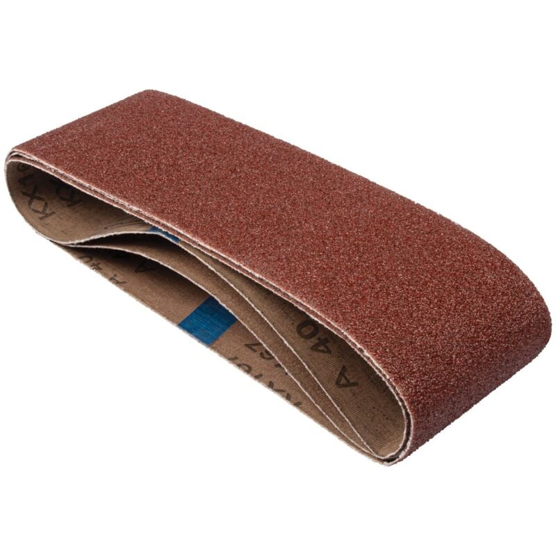 foto del prodotto nastro abrasivo in ossido di alluminio 75 x 457 mm, 60 grana, ab b75 60a, confezione da 3 trend