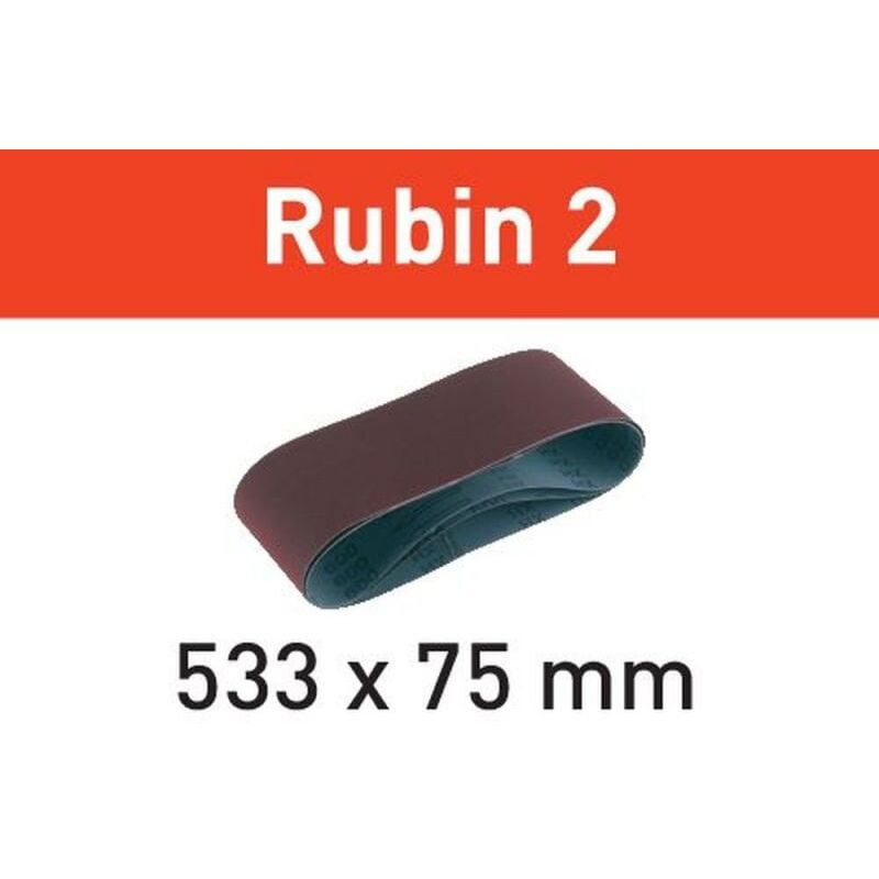 foto del prodotto nastro abrasivo l533x 75 p150 ru2 10 rubin 2 499160 festool