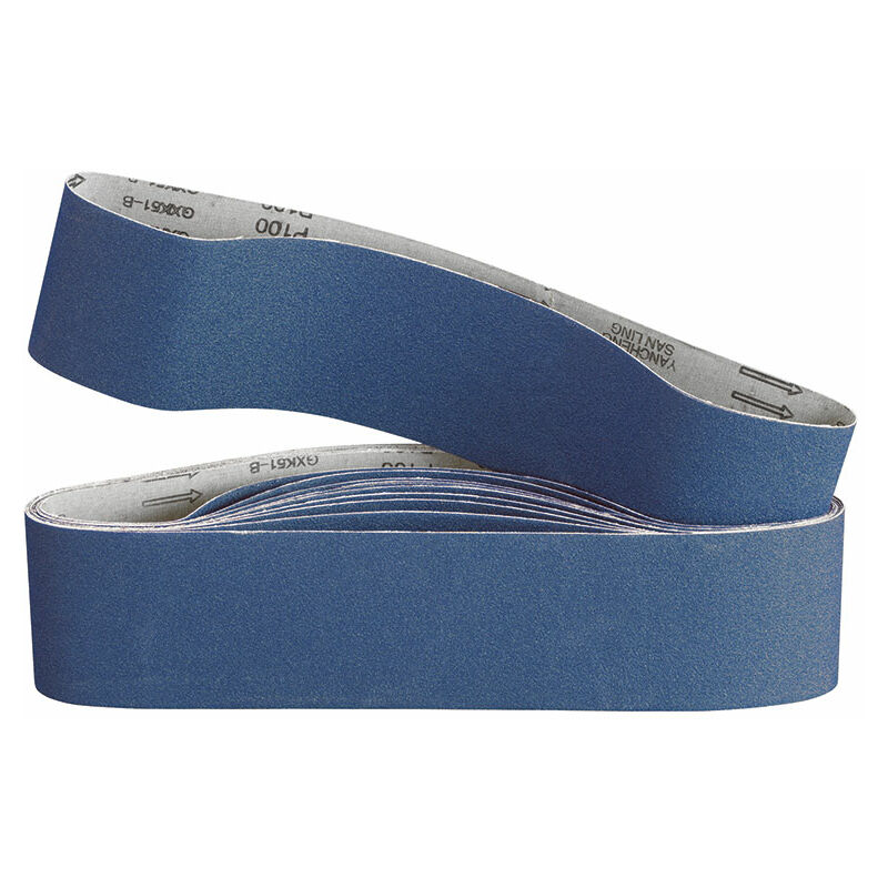 foto del prodotto nastro abrasivo per levigatrice 2000 x 150 mm grana 80 fervi nt2000 150 080z