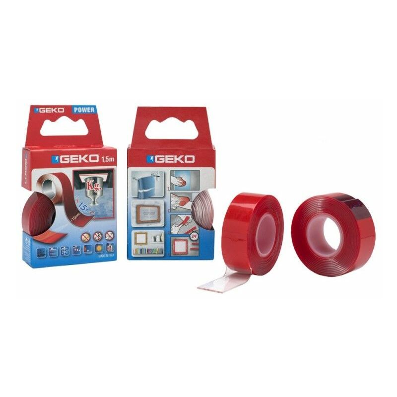 foto del prodotto nastro adesivo a doppia faccia fralatn trasparente 19 19 mm x 1,5 m fralatn ultra resistente fralatn acrilico