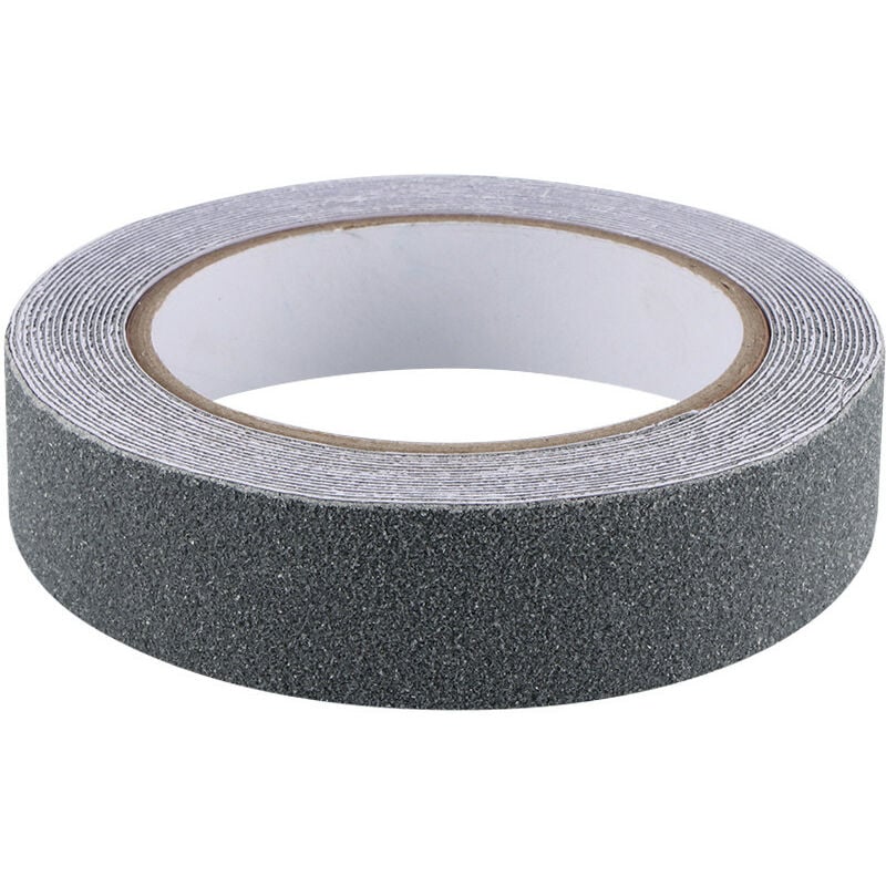foto del prodotto nastro adesivo antiscivolo grigio in varie misure lunghezza 25mm x 6mt