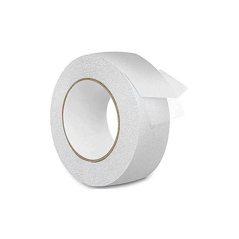 immagine 0 del prodotto nastro adesivo antiscivolo trasparente 25 50mm per bagno, piatti doccia, vasche lunghezza 50mm x 18mt