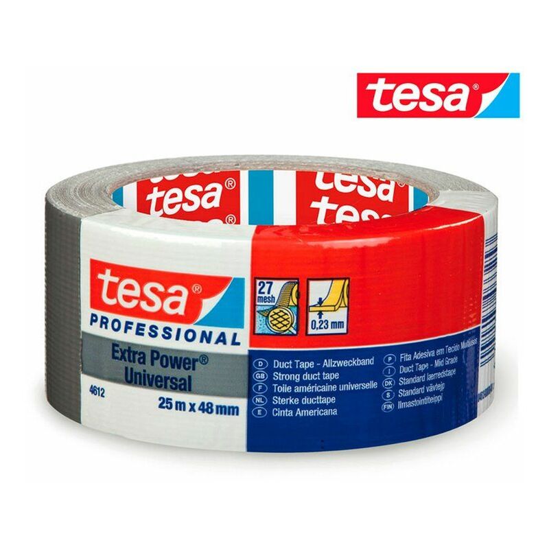foto del prodotto nastro adesivo argento 25 m x 48 mm 4612 tesa