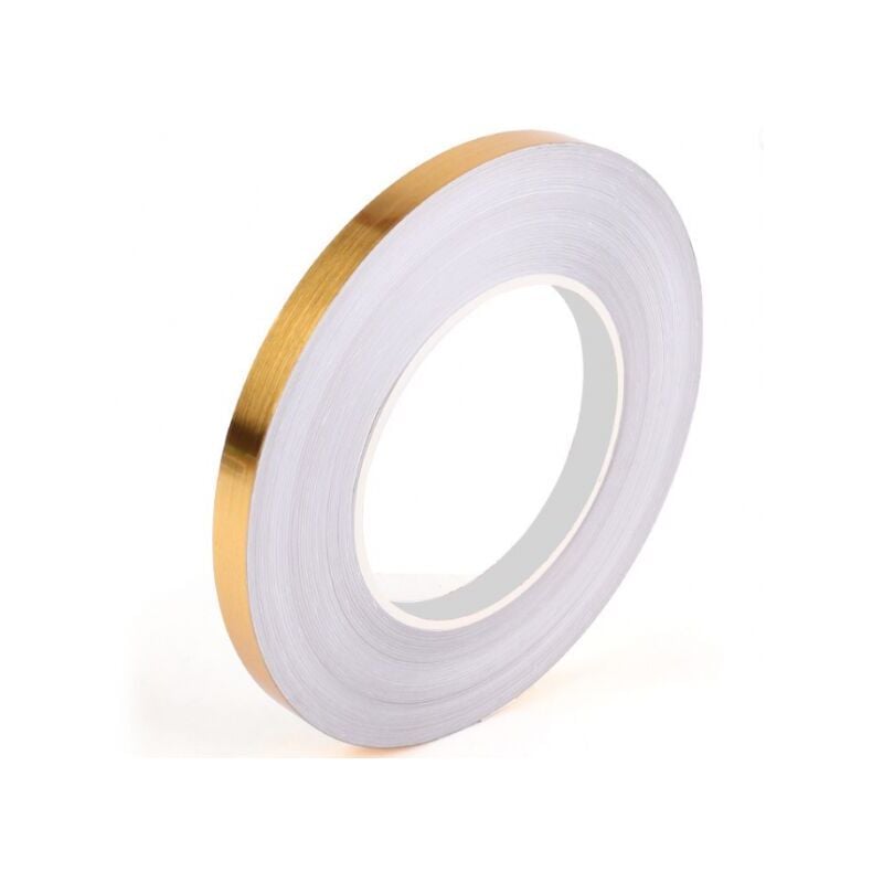 foto del prodotto nastro adesivo decorativo in pvc da 50 m x 1 cm, striscia autoadesiva impermeabile per pavimenti, pareti, soffitti, porte, finestre, decorazioni per