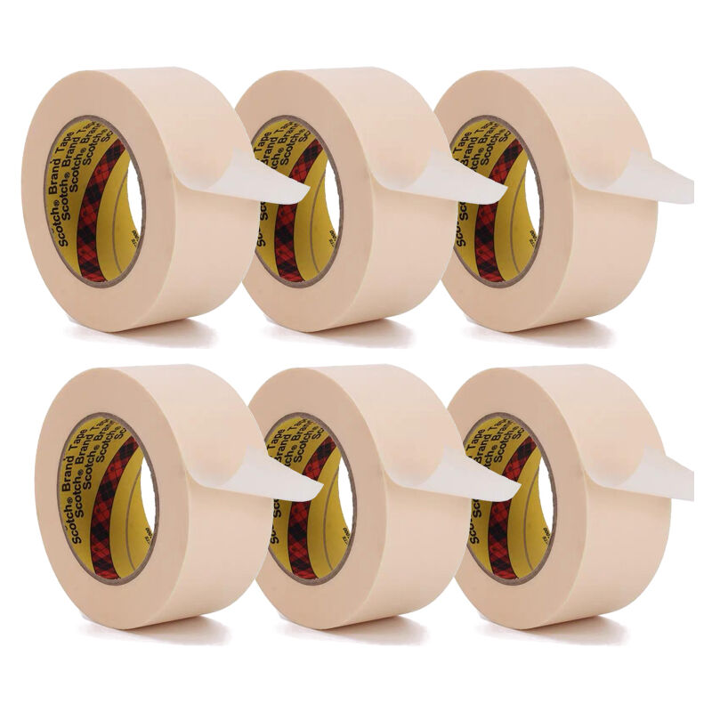 foto del prodotto nastro adesivo di mascheratura premium classic, confezione promozionale da 3 rotoli, 24 mm x 50 m per pittura e decorazione d interni di alta