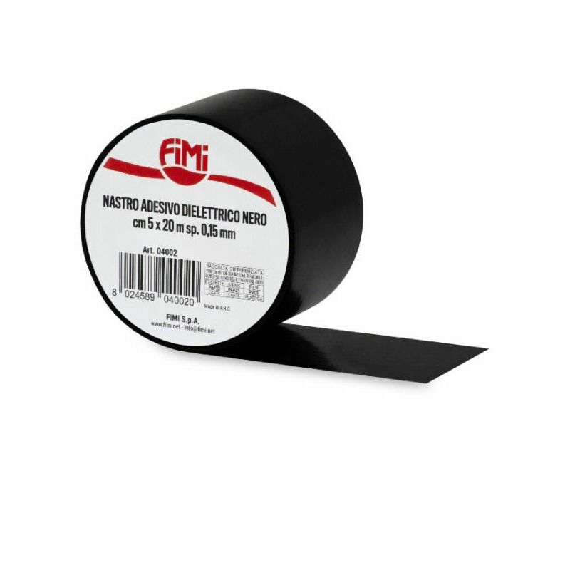foto del prodotto nastro adesivo dielettrico nero 3cm x 20m pvc isolante 04001