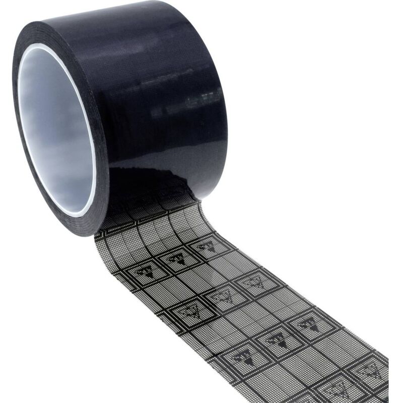 foto del prodotto nastro adesivo esd 1 pz. nero, trasparente l x l 33 m x 12 mm quadrios
