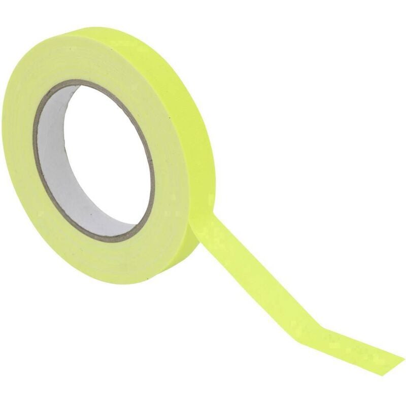 foto del prodotto nastro adesivo giallo neon l x l 2500 cm x 1.9 cm