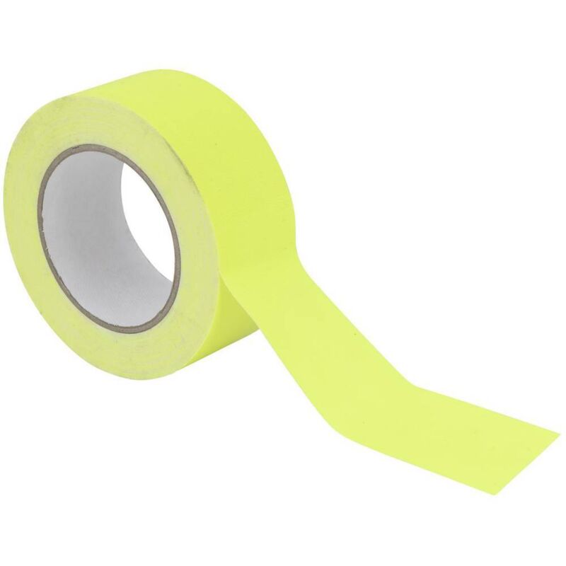 foto del prodotto nastro adesivo giallo neon l x l 2500 cm x 5 cm