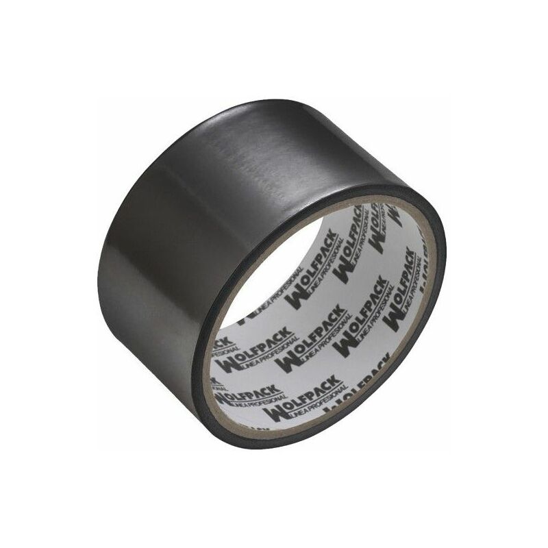 foto del prodotto nastro adesivo in alluminio nero 48 mm. x 5 m. 66 micron