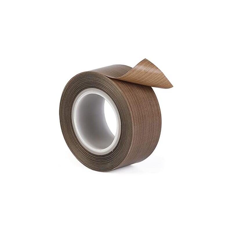 foto del prodotto nastro adesivo in pe resistente alle alte temperature da 0,18 mm e 300 gradi per macchine sigillatrici e isolamento termico dimensioni 30 mm x 10