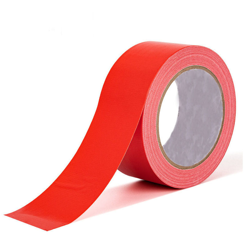 foto del prodotto nastro adesivo in tessuto monofacciale rosso larghezza 44 mm x lunghezza 10 metri 