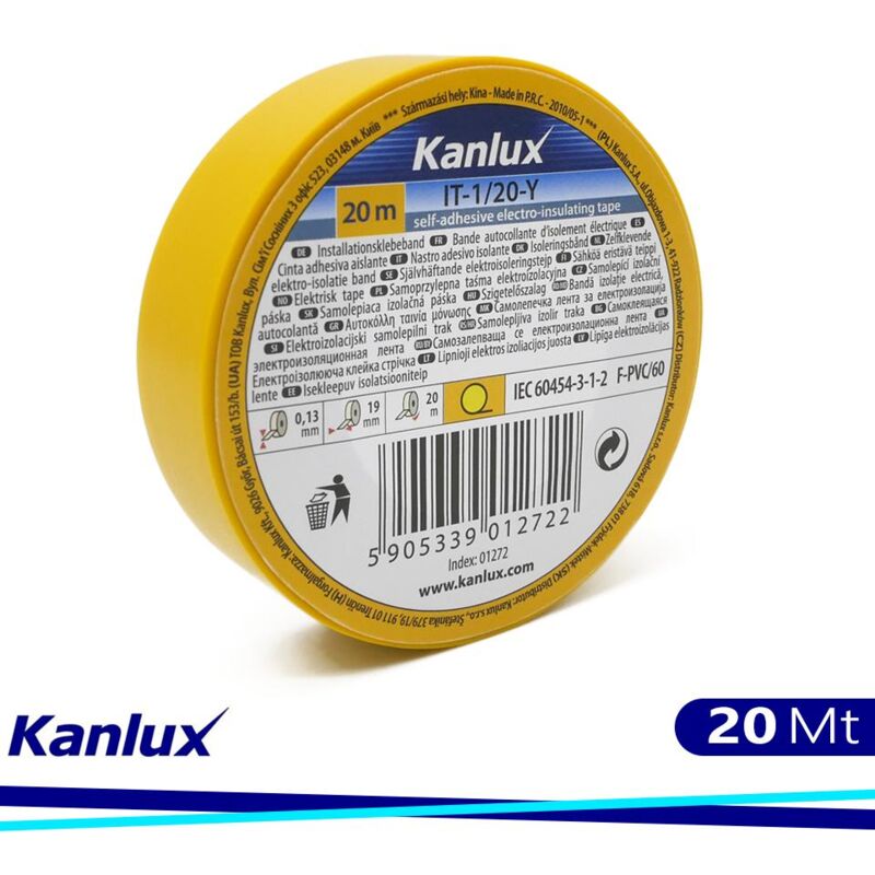foto del prodotto nastro adesivo isolante it 1 20 y kanlux