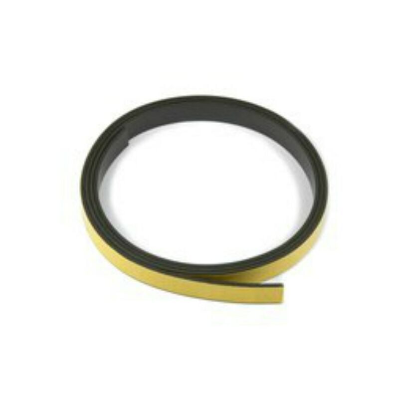 foto del prodotto nastro adesivo magnetico con calamita 10 20 30mm larghezza 10mm 1cm , lunghezza 1 metro