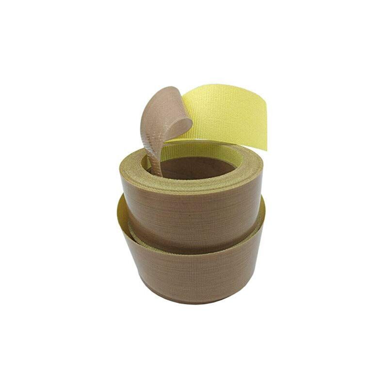 foto del prodotto nastro adesivo per alte temperature, 40 mm x 10 m, nastro in teflon resistente al calore 70 260 per sigillatrice sottovuoto manuale confezione da