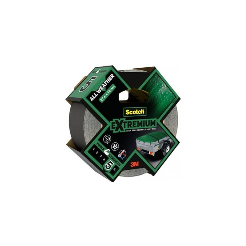 foto del prodotto nastro adesivo per esterni ad alta pressione 27,4 m x 48 mm 41034818nr scotch 3m