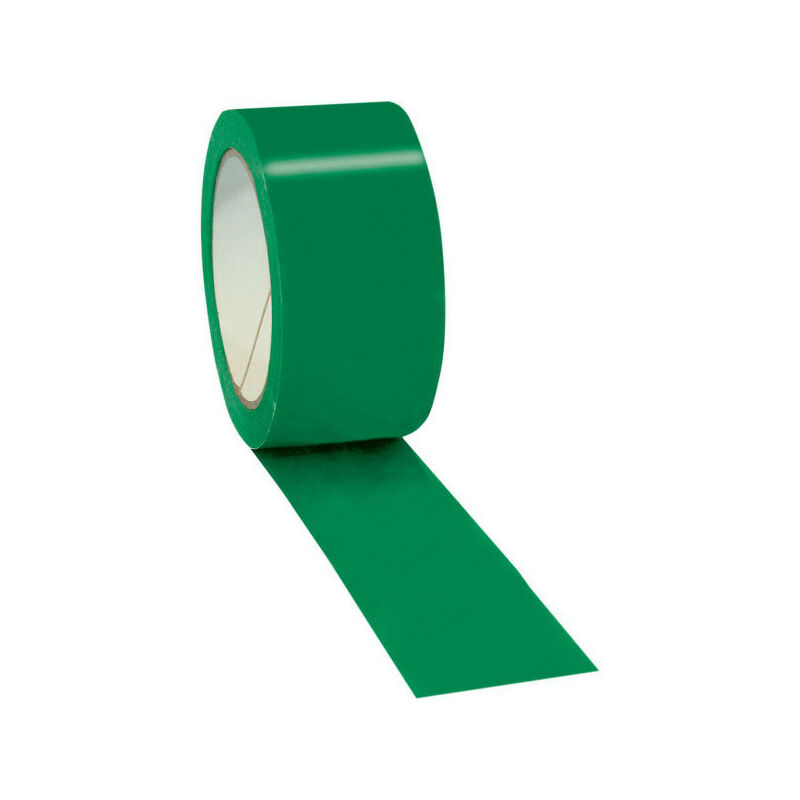 foto del prodotto nastro adesivo per imballaggio acrilico colorato silenzioso in ppl 66 mt x 50 mm colore verde, packaging 50mm x 66mt 12 rotoli 