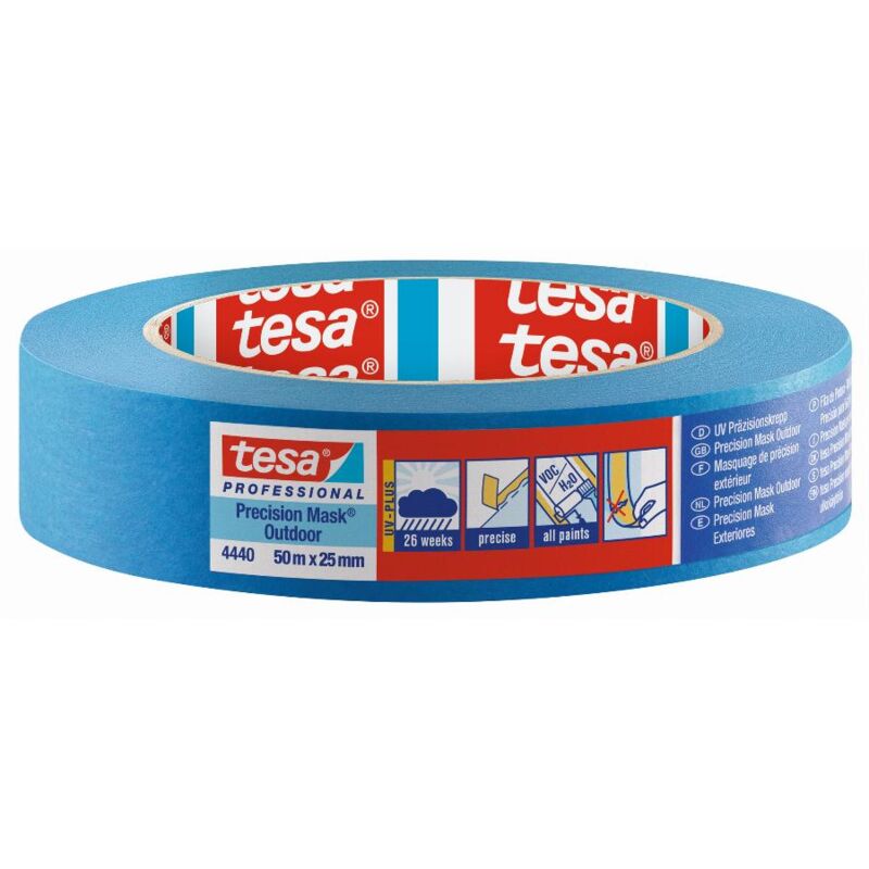 foto del prodotto nastro adesivo tesa blu h25mm 50mt precision mask outdoor