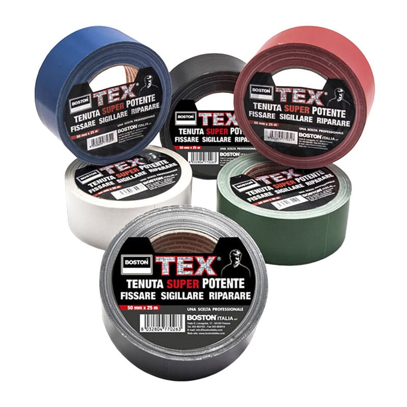 foto del prodotto nastro adesivo tex mm.50x25mt argento