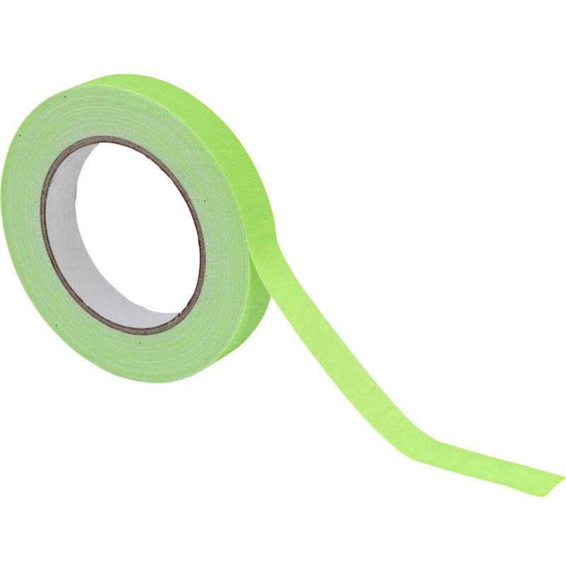 foto del prodotto nastro adesivo verde neon l x l 2500 cm x 1.9 cm