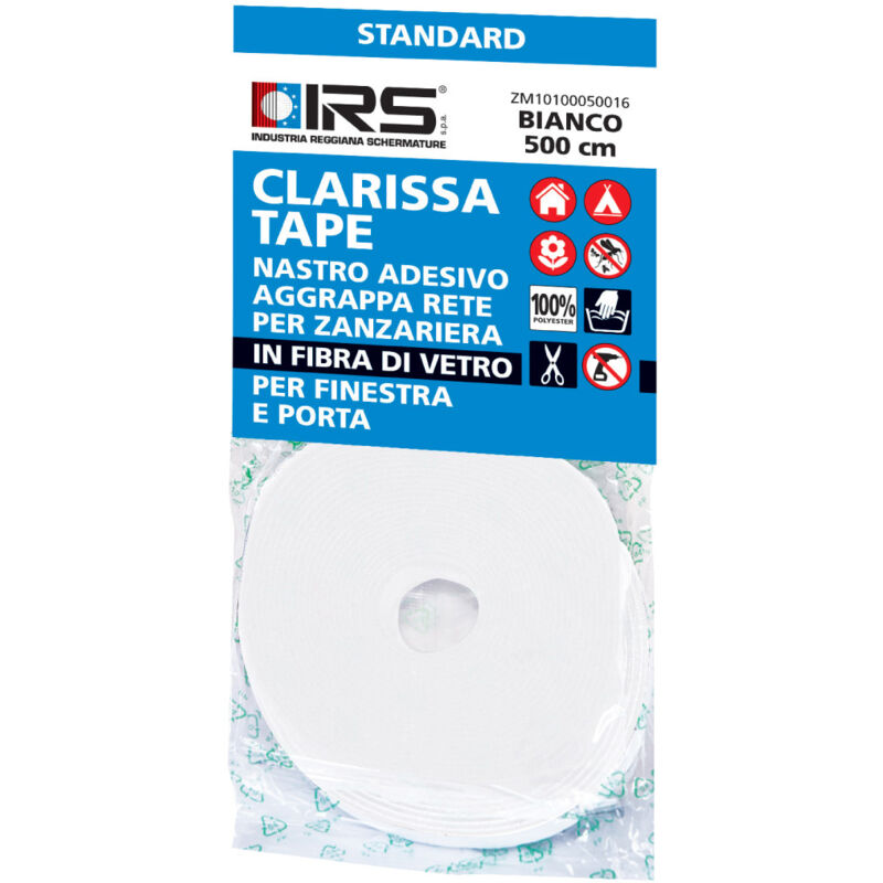 foto del prodotto nastro aggrappa rete zanzariera 5 m bianco