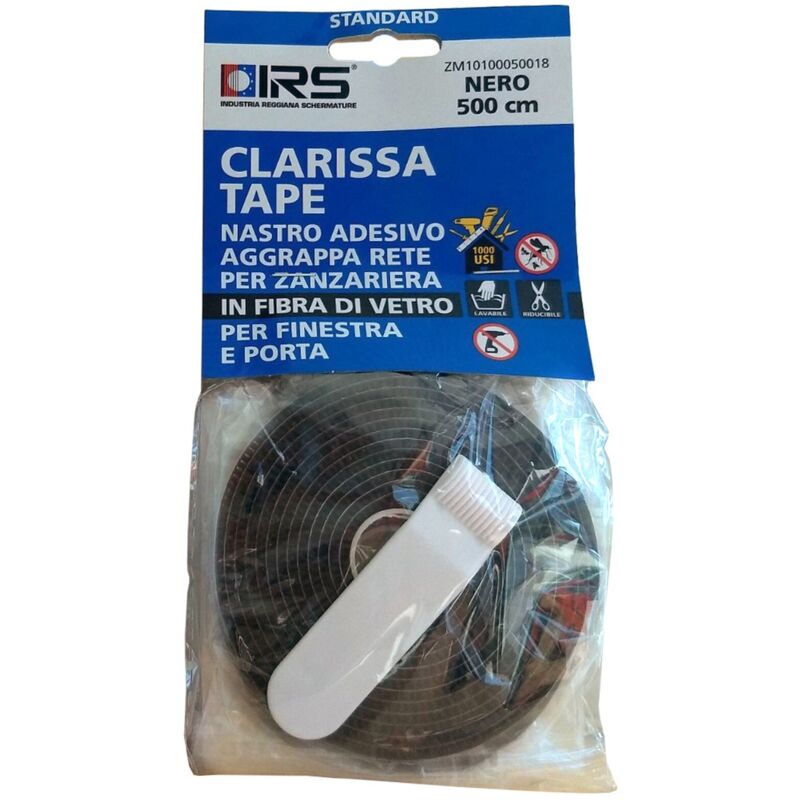 foto del prodotto nastro aggrapparete mt.5 nero