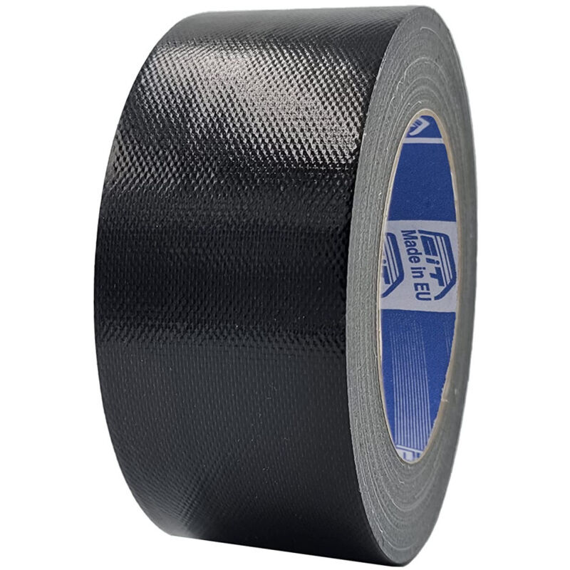 foto del prodotto nastro americano nero telato resistente 50mm x 25mt extraforte impermeabile sigilla ripara imballa - - trade shop traesio