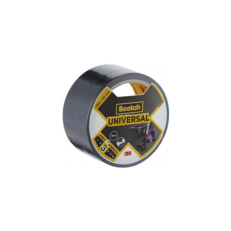 foto del prodotto nastro americano scotch nero 10 m x 48 mm