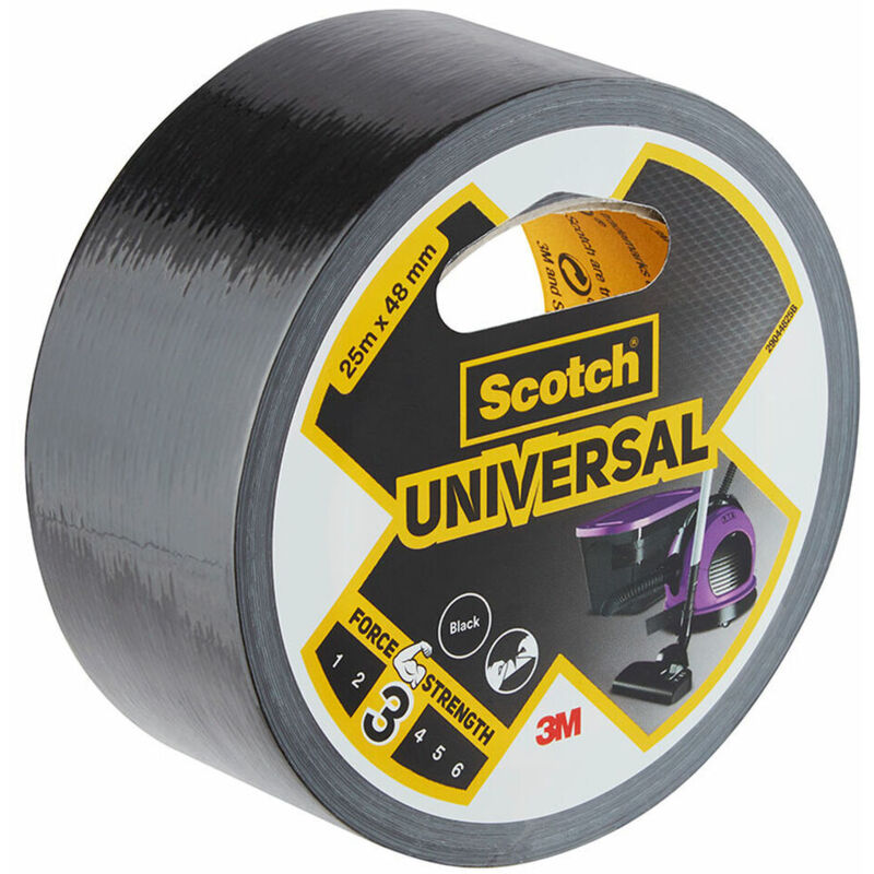 foto del prodotto nastro americano scotch nero 25 m x 48 mm