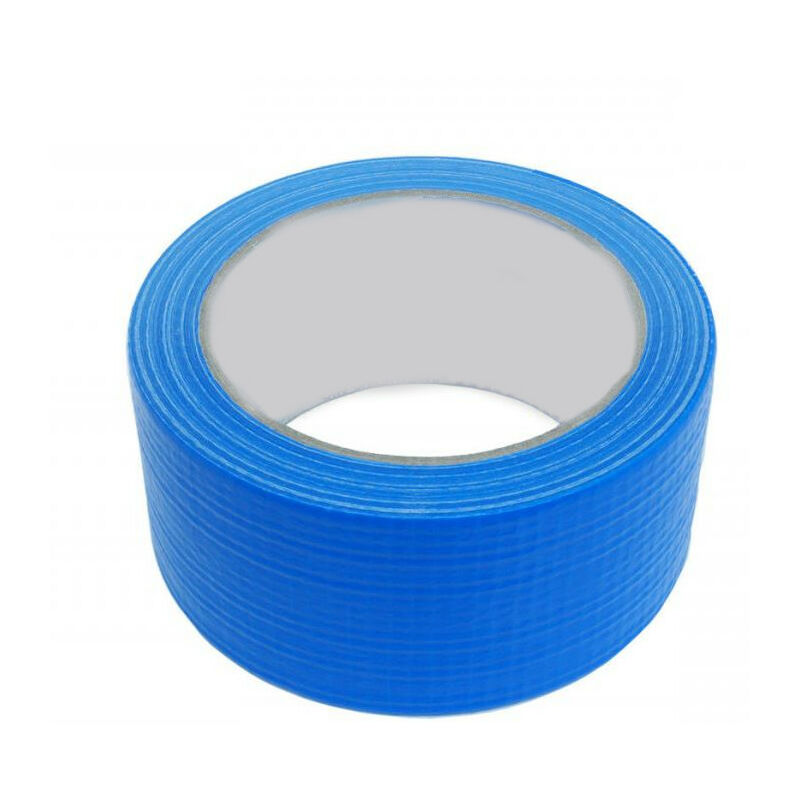 foto del prodotto nastro americano telato adesivo hot melt h50x25 blu rinforzato autoadesivo