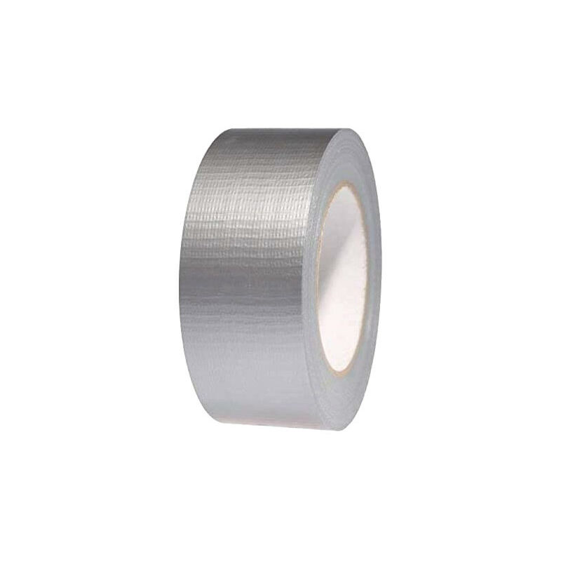 foto del prodotto nastro americano telato adesivo hot melt h50x25 grigio rinforzato autoadesivo