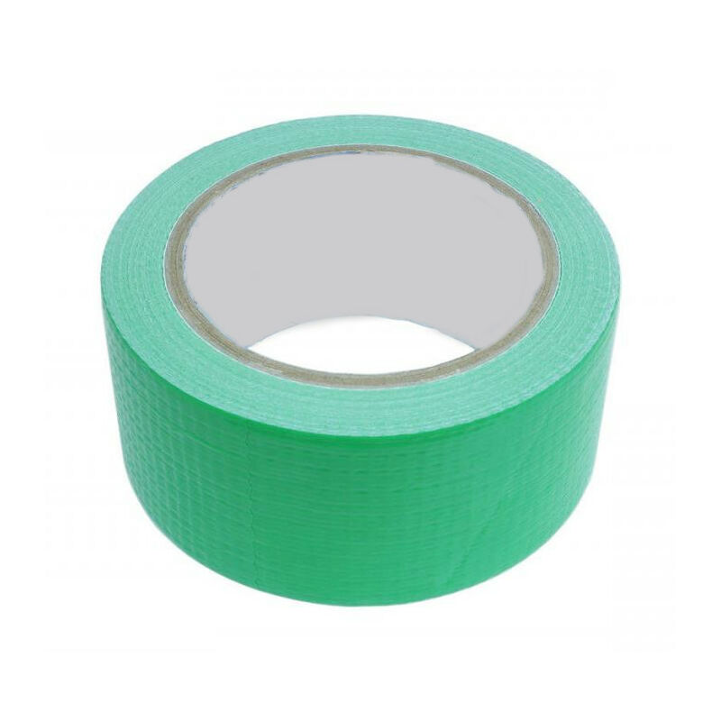 foto del prodotto nastro americano telato adesivo hot melt h50x25 verde rinforzato autoadesivo