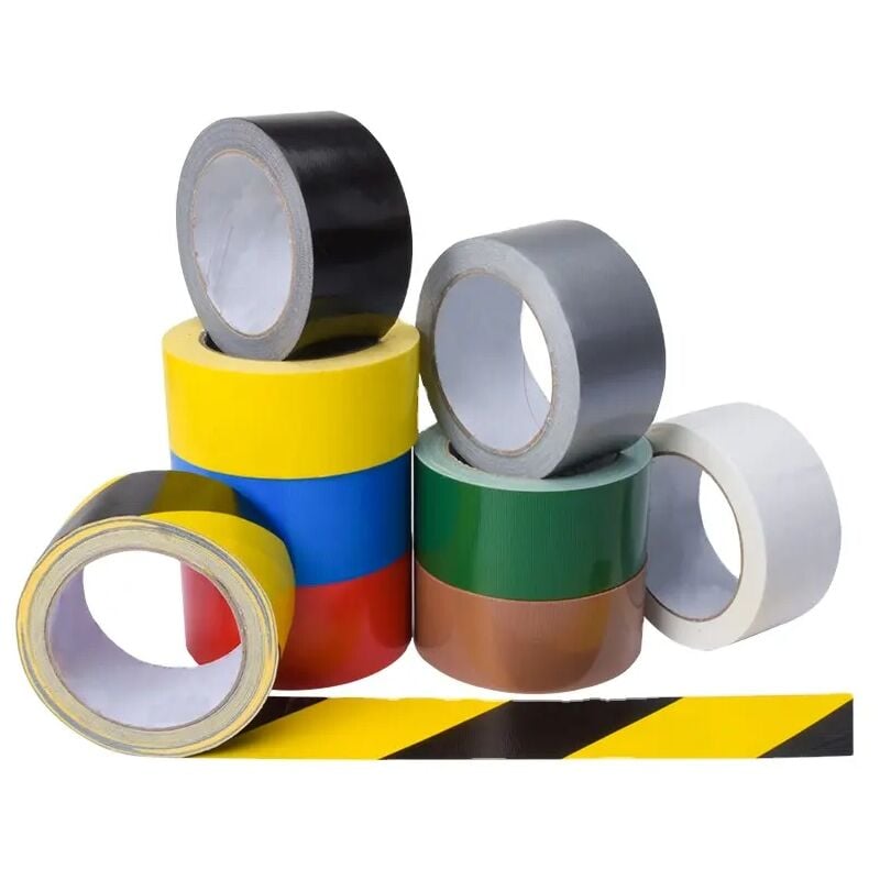 foto del prodotto nastro americano telato plastificato per riparazioni 38mm x 25 metri in 8 colori packaging colore verde 38mm x 25 metri