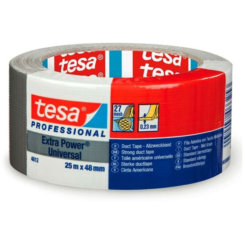foto del prodotto nastro americano tesa argentato 25 m x 48 mm 