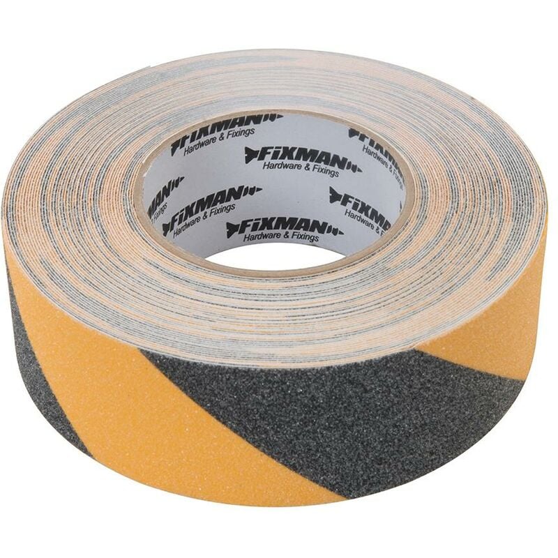 foto del prodotto nastro antiscivolo 50 mm x 18 m, nero giallo