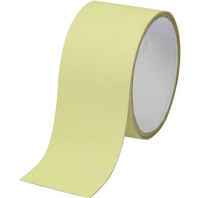 foto del prodotto nastro antiscivolo conrad components anst505m lg verde neon l x l 5 m x 50 mm, contenuto 1 rotolo