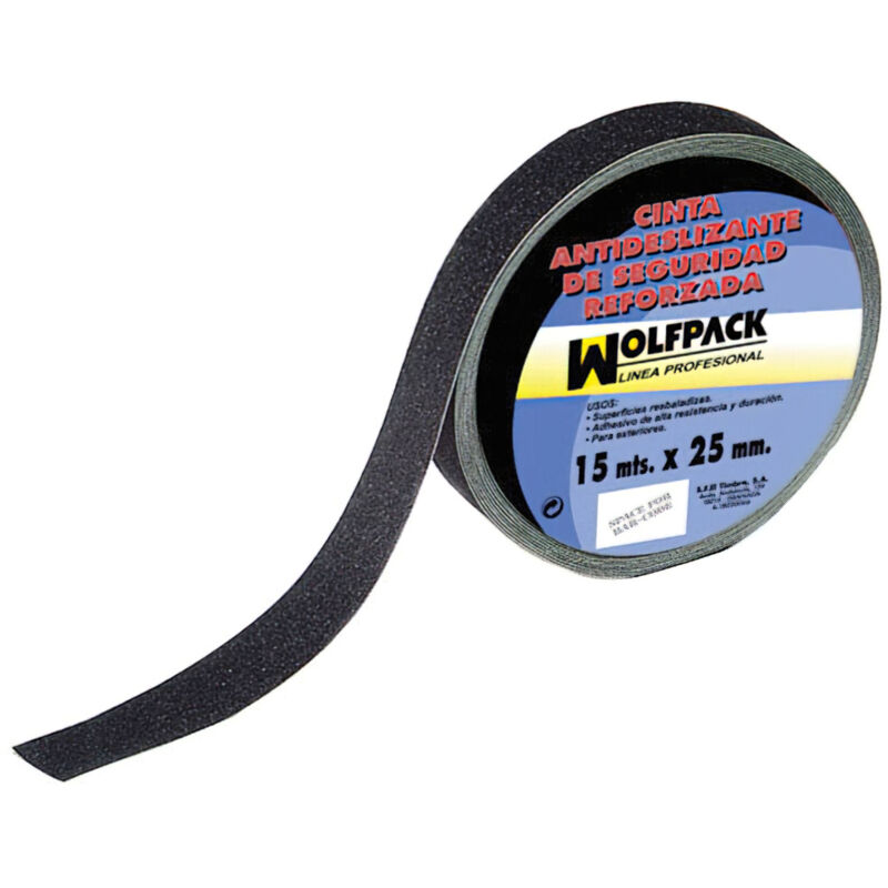 foto del prodotto nastro antiscivolo nero 15 m. x 50 mm. uso domestico